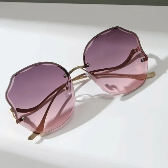 Bug Eye Large Colored Lens Sunnies Sunglasses - Picture 9 of 9